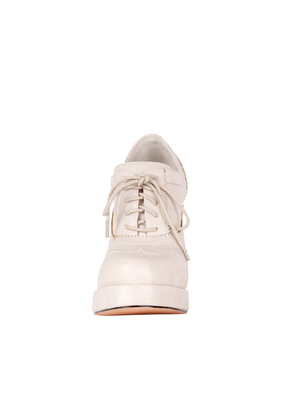 Niihai OXFORD HEELS IN ECRU