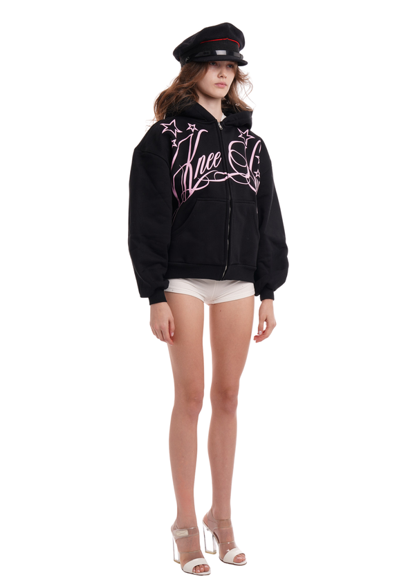 Niihai STARDOM HOODIE IN BLACK