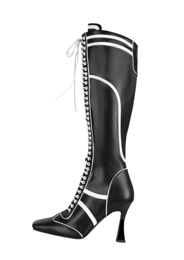 niihai THE BOXER BOOTS IN BLACK