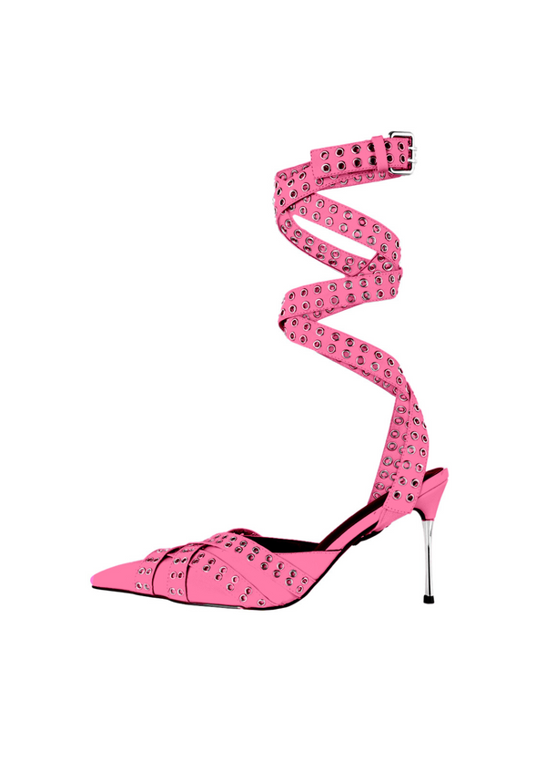 niihai THE BRIGITTE HEELS IN PINK