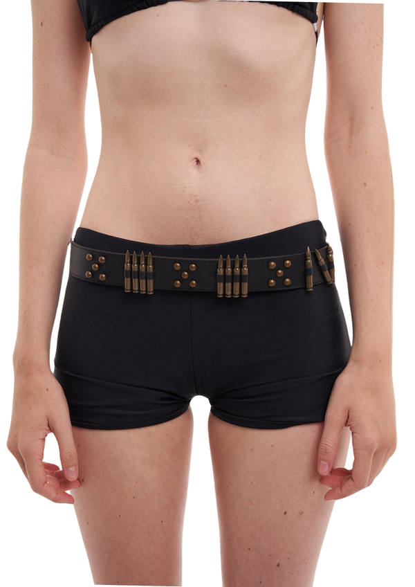 niihai THE BULLET BELT IN BLACK