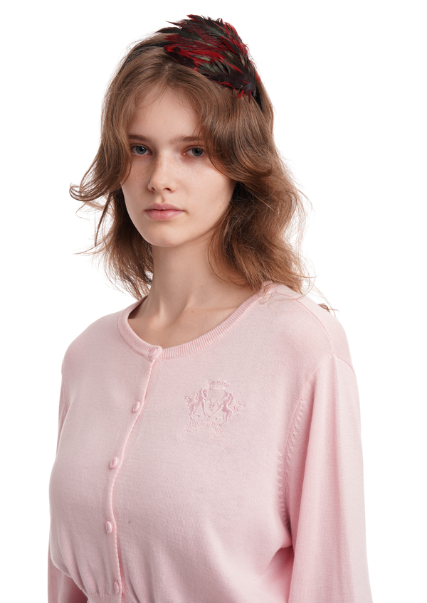 Niihai THE LONG BUBBLE CARDI IN BUBBLEGUM