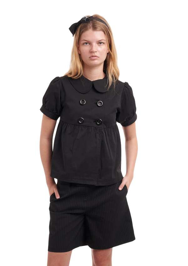 niihai THE MONDAY JACKET IN BLACK