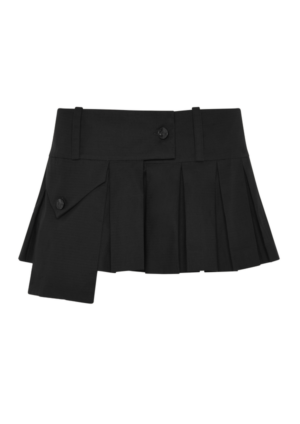 Niihai THE OVERPACKER SKIRT IN BLACK