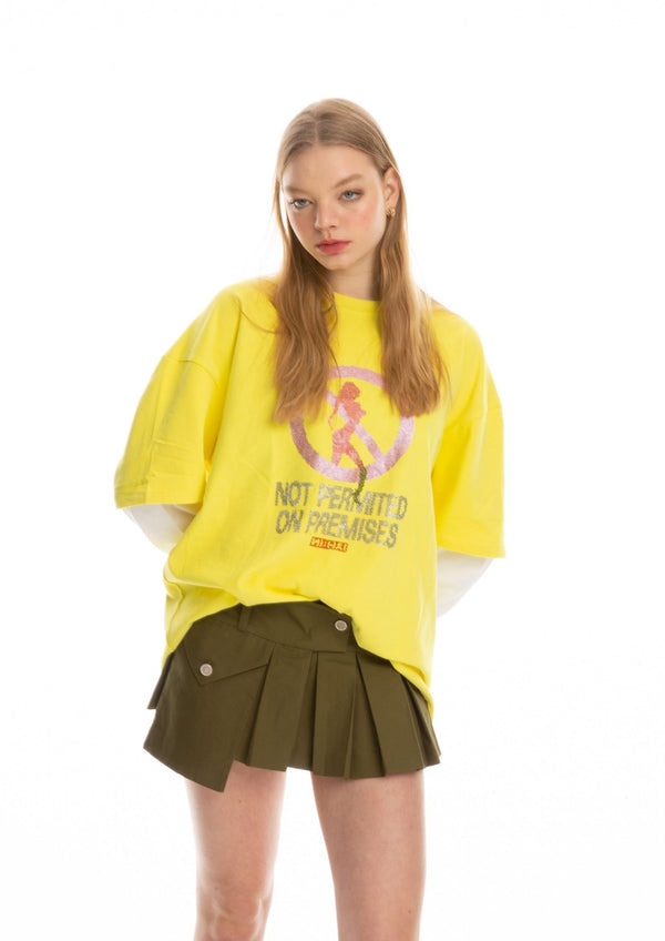 Niihai THE OVERPACKER SKIRT IN KHAKI