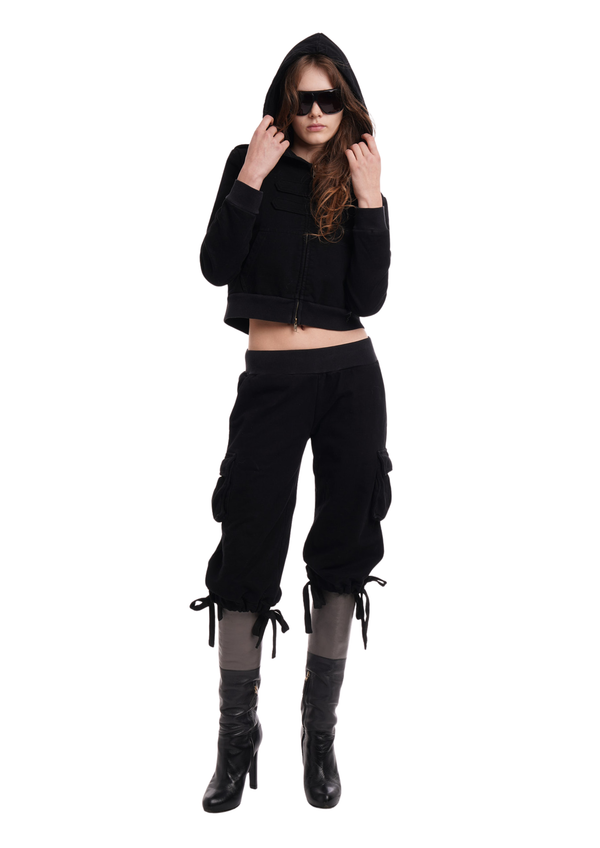 Niihai UTILITY TRACK CAPRIS IN TACTILE GREY