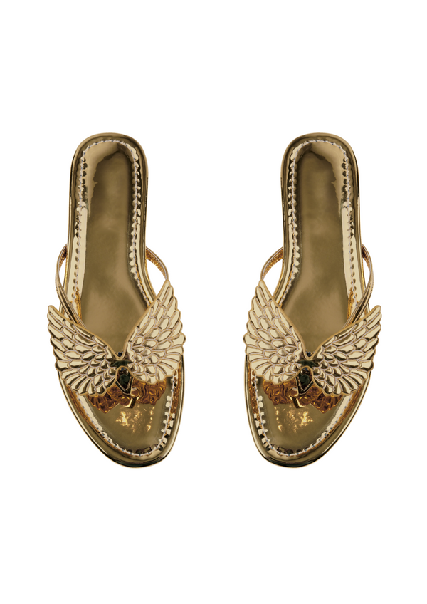 Niihai WINGS FLIPFLOP IN GOLD