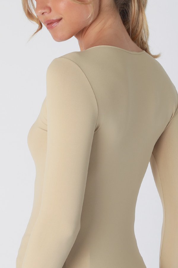 Nikibiki 3/4 Sleeve Crew Neck Top