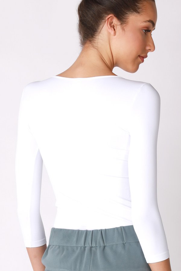 Nikibiki 3/4 Sleeve Crew Neck Top