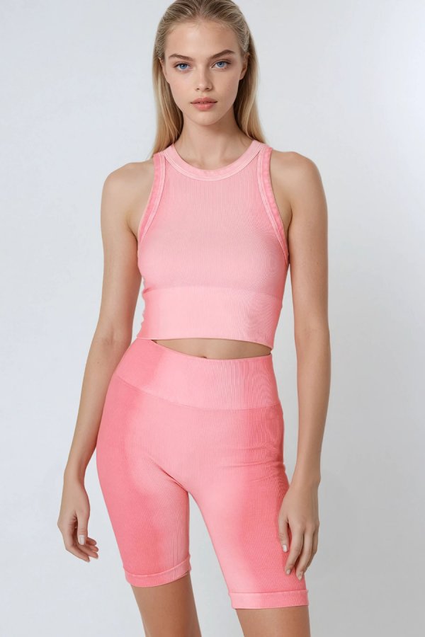 Nikibiki Bleached Effect Biker Shorts