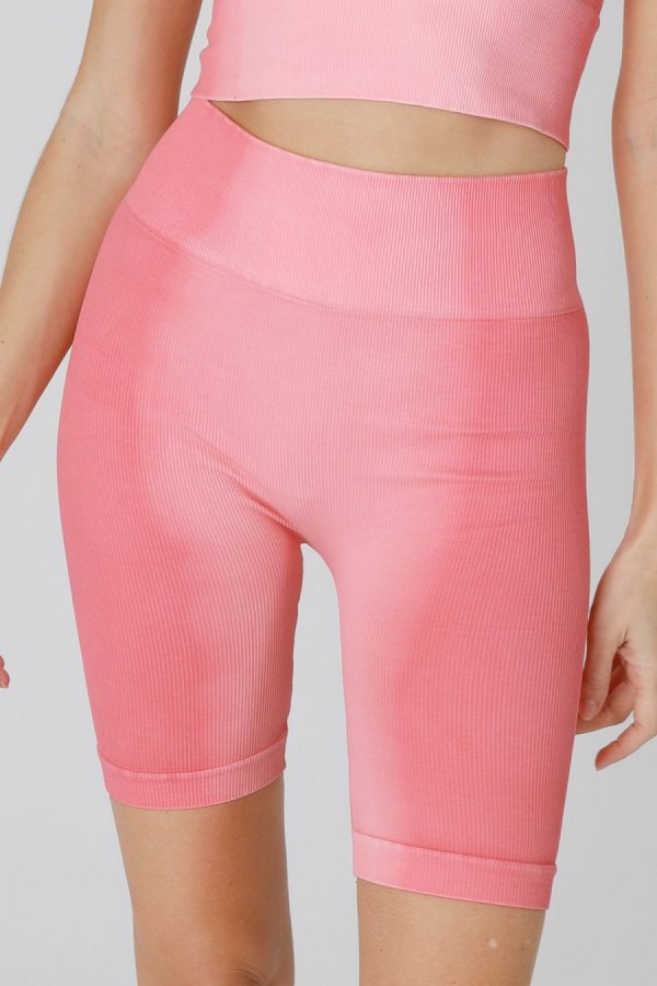 nikibiki Bleached Effect Biker Shorts