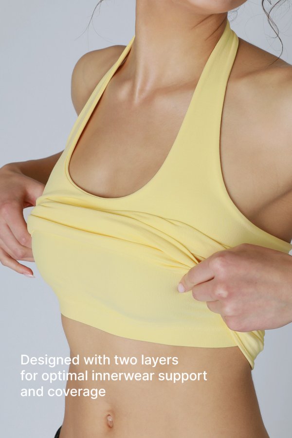 Nikibiki Clean Line Halter Top