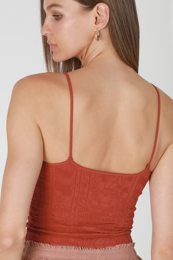 Nikibiki Double Lace Trim Cami