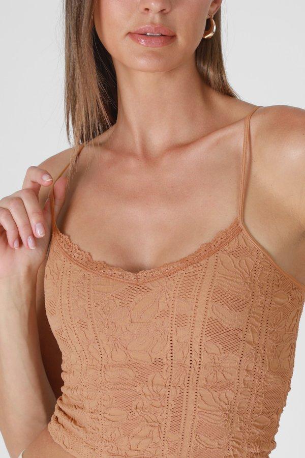 Nikibiki Double Lace Trim Cami