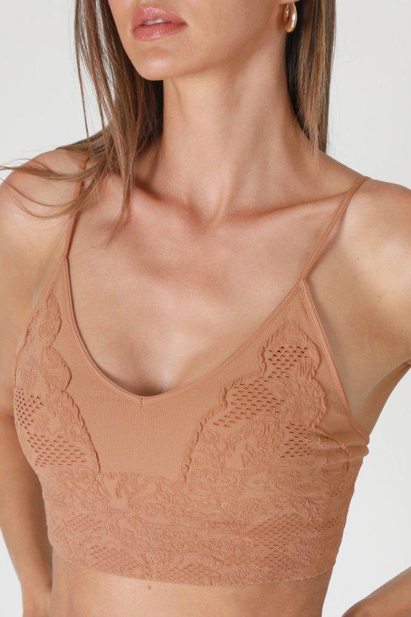 Nikibiki Lace Embroidered Bralette