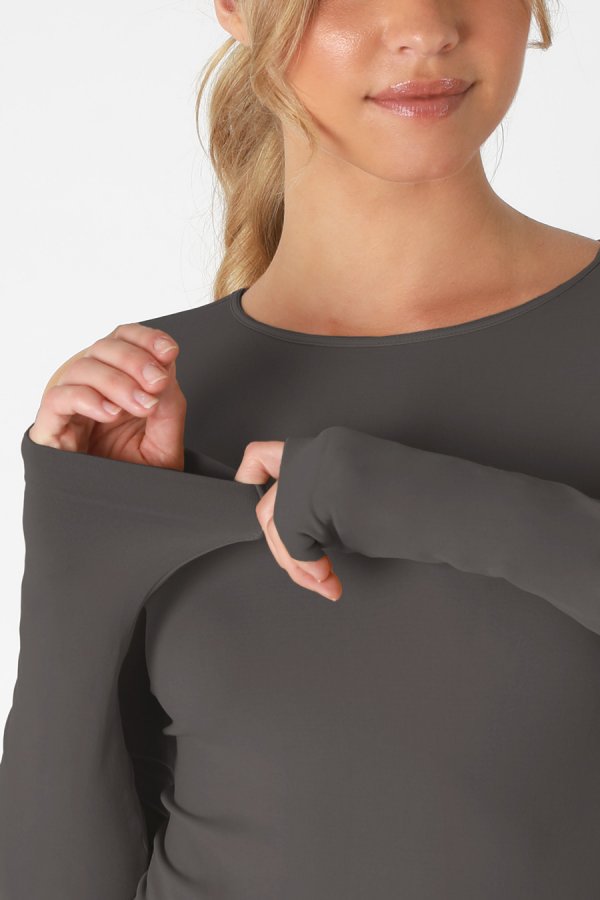 Nikibiki Long Sleeve Crew Neck Top