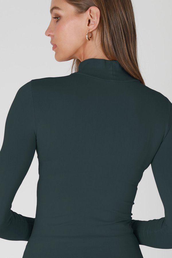 Nikibiki Long Sleeve Mock Neck Top