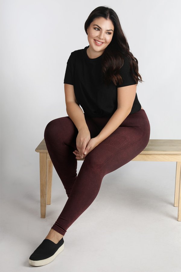 Nikibiki Plus Size Vintage Moto Jeggings