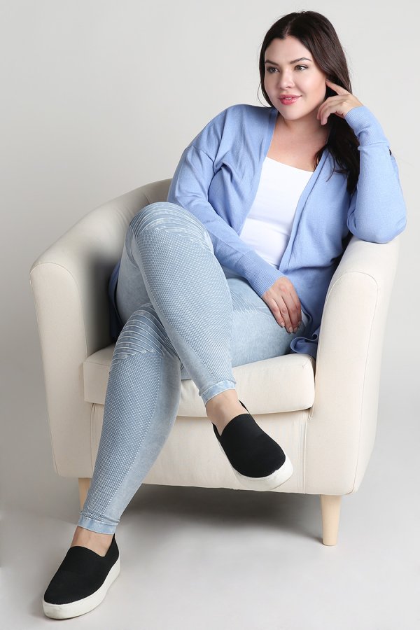 Nikibiki Plus Size Vintage Moto Leggings