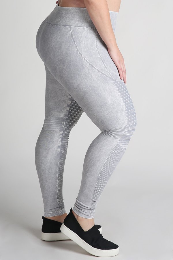 Nikibiki Plus Size Vintage Moto Leggings