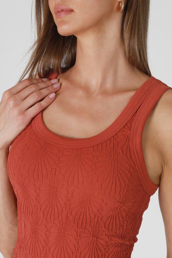Nikibiki Reversible Lace Textured Tank Top
