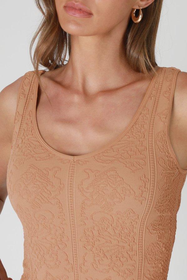 Nikibiki Reversible Lace Textured Top
