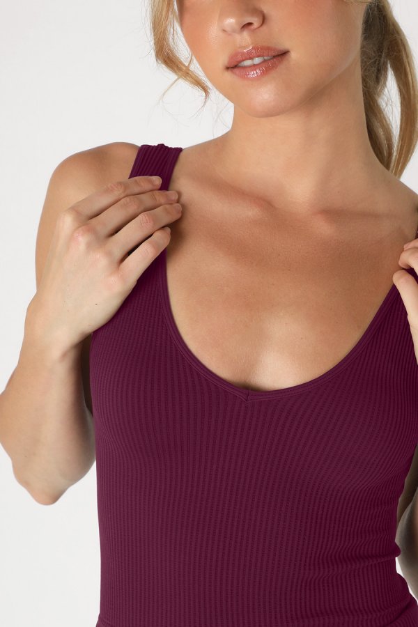 Nikibiki Reversible Ribbed Crop Top