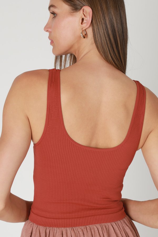 Nikibiki Reversible Ribbed Crop Top