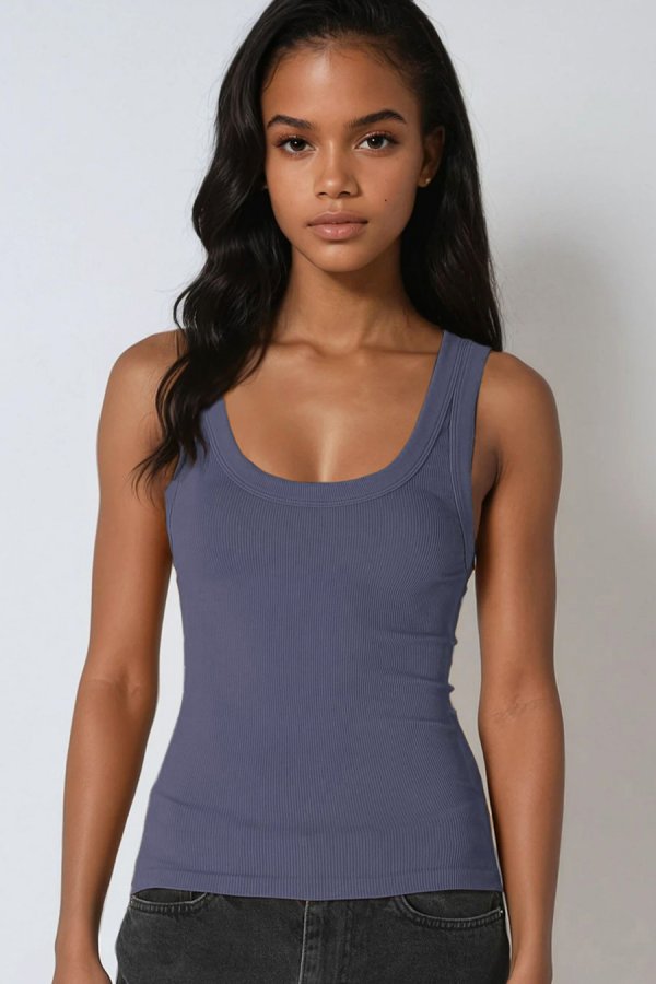 nikibiki Reversible Ribbed Tank Top