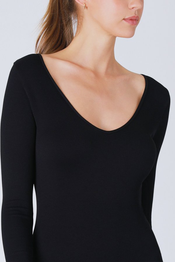 Nikibiki Ribbed Long Sleeve Jumpsuit