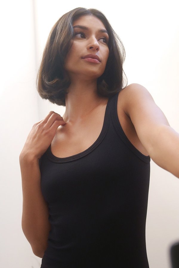 Nikibiki Ribbed Midi Tank Dress