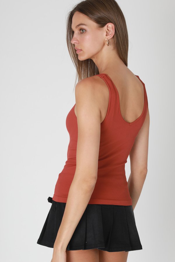 Nikibiki Ribbed Reversible Tank Top