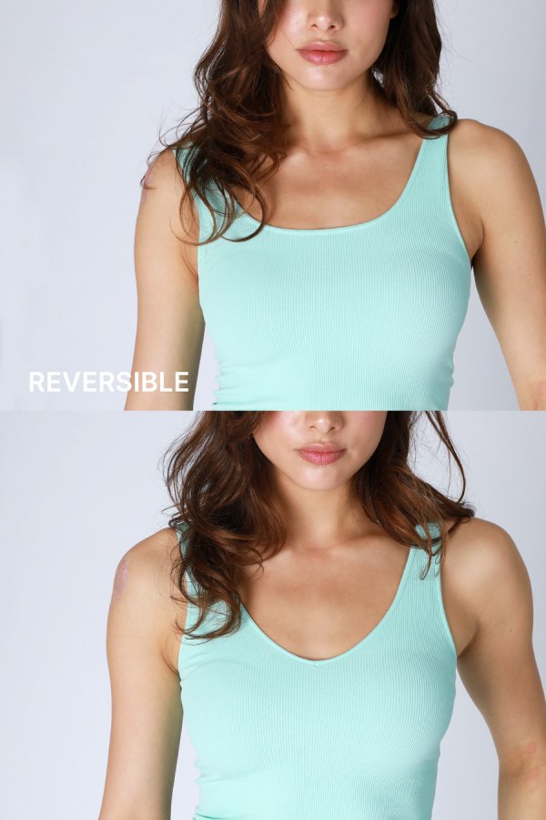 Nikibiki Ribbed Reversible Tank Top
