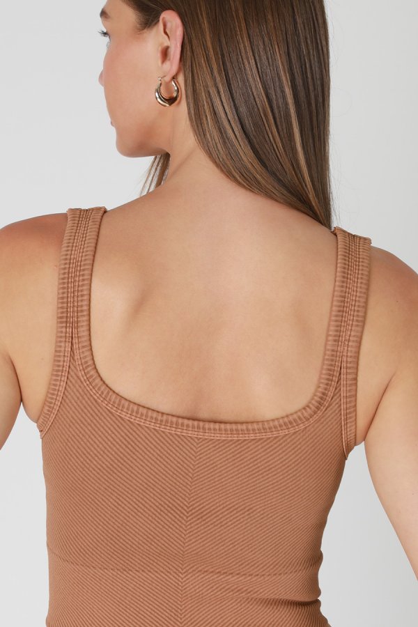 Nikibiki Vintage Chevron Crop Top