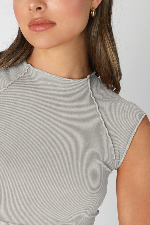 Nikibiki Vintage Exposed Seam Crop