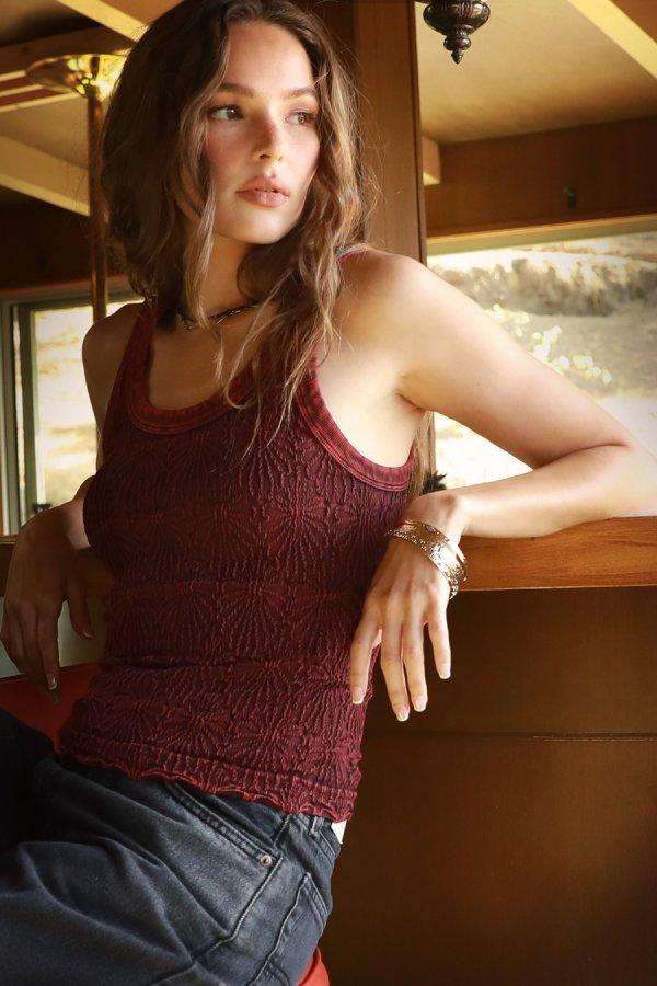 nikibiki Vintage Reversible Lace Top
