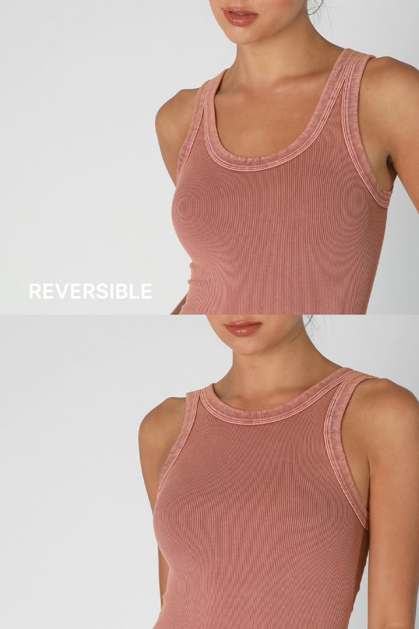 Nikibiki Vintage Reversible Ribbed Tank