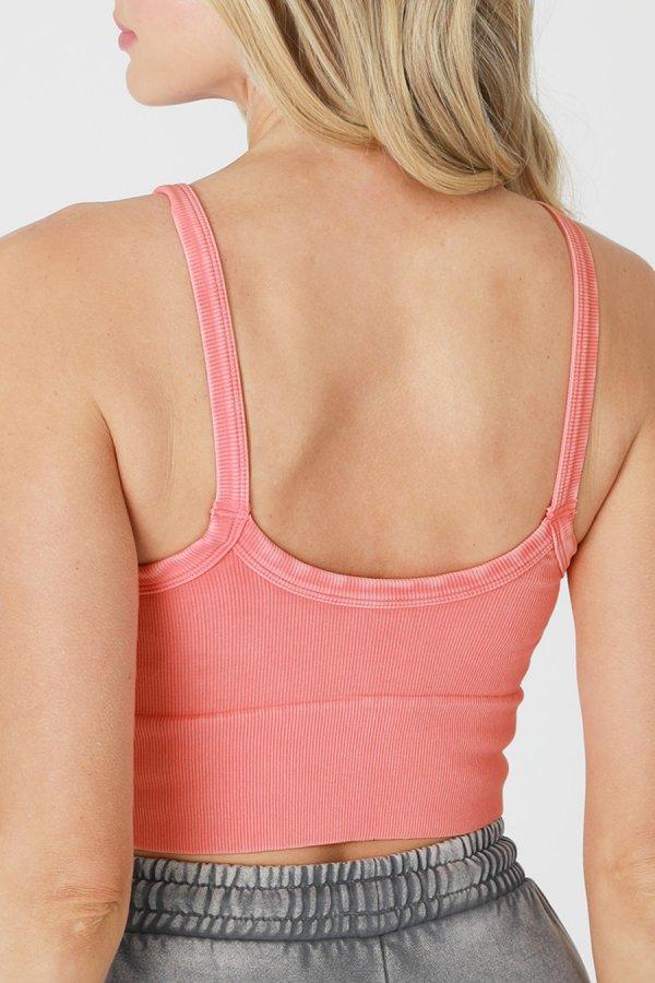 Nikibiki Vintage Ribbed V-Neck Bra Top