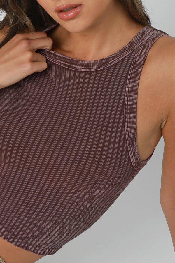 Nikibiki Vintage Wide Ribbed Tank Top