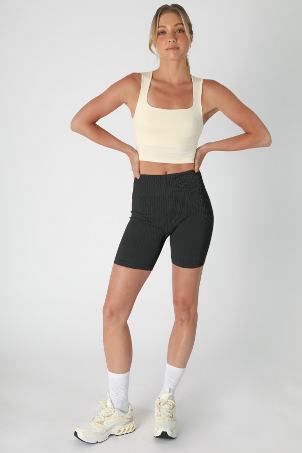 Nikibiki Wide Ribbed Biker Short