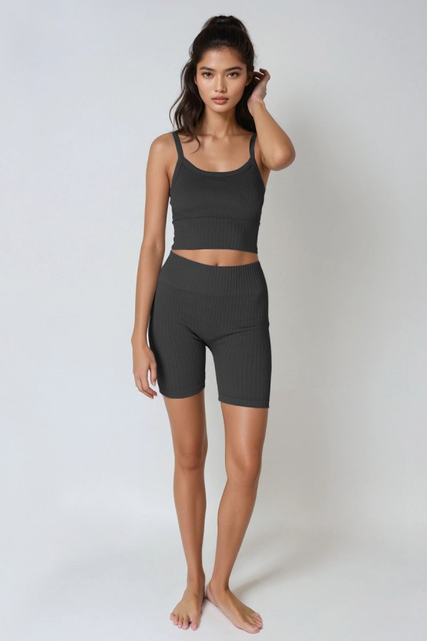 nikibiki Wide Ribbed Biker Short