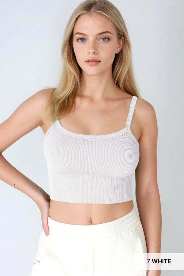 Nikibiki Wide Ribbed Crop Top