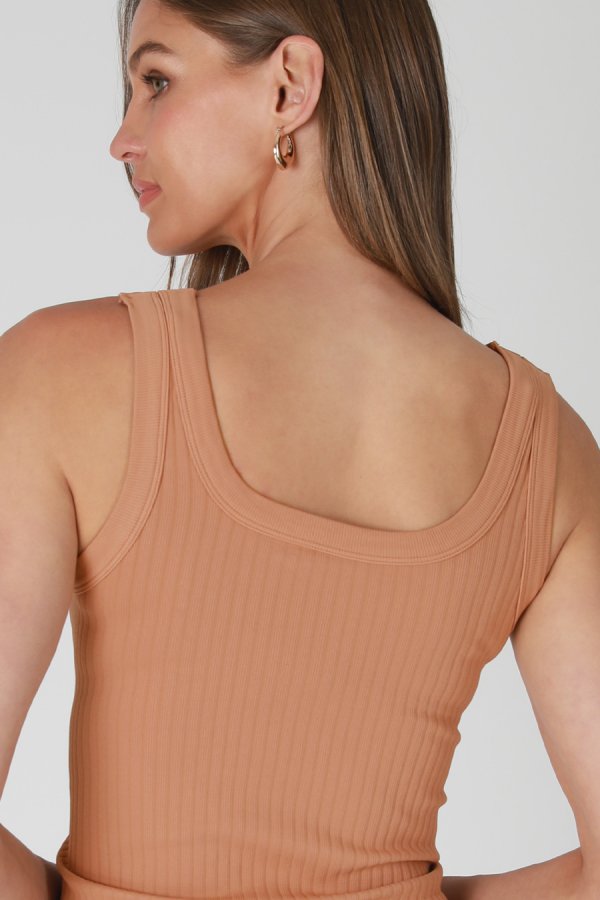 Nikibiki Wide Ribbed Tank Top