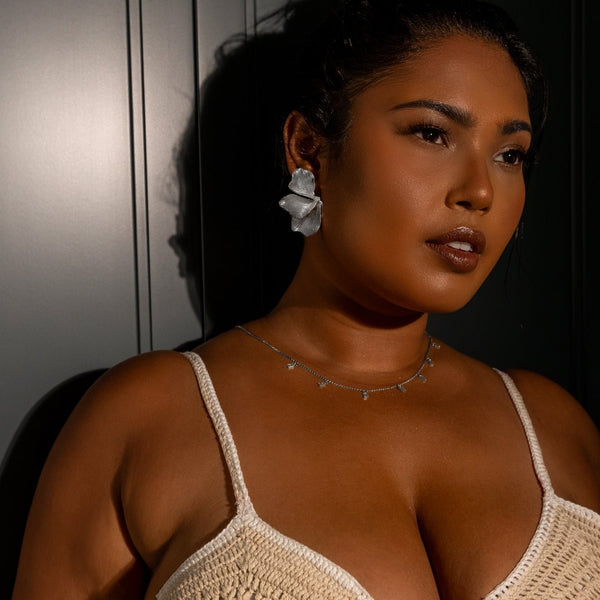 Nikita By Niki AKARI Multi Drop Pendant Necklace - Silver | Clear