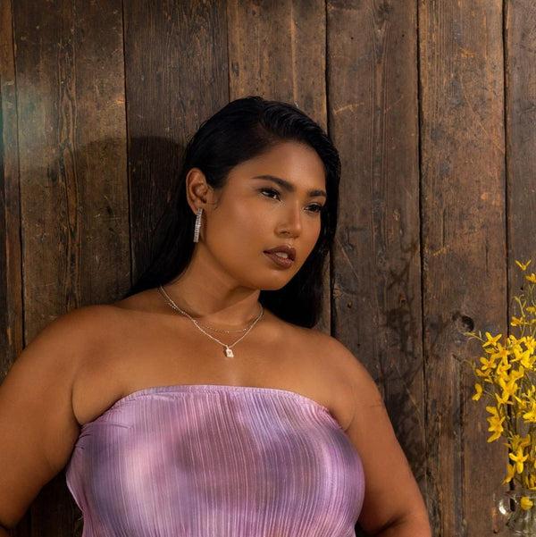 Nikita By Niki Chelsea Statement Hoop Earrings - Silver