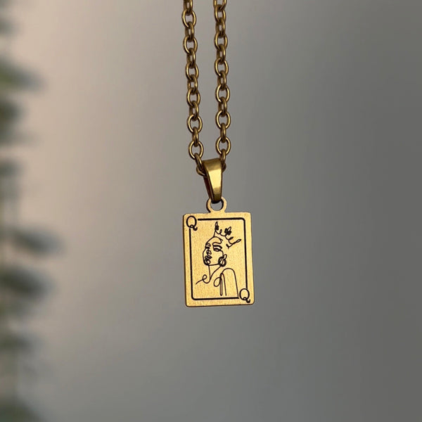 Nikita By Niki I AM A QUEEN - PENDANT NECKLACE - 18K GOLD PLATED