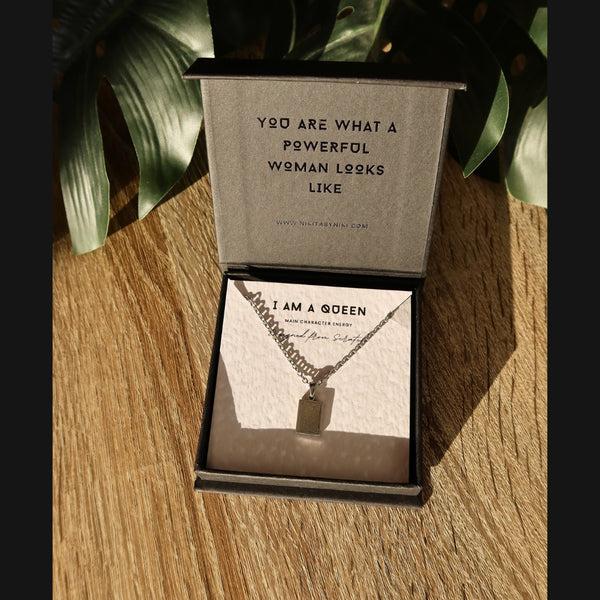Nikita By Niki I AM A QUEEN - PENDANT NECKLACE - SILVER