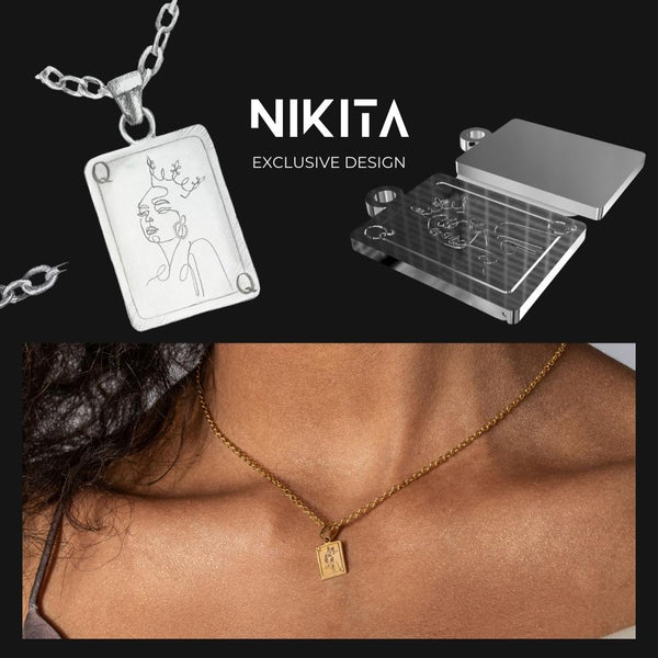 Nikita By Niki I AM A QUEEN - PENDANT NECKLACE - SILVER