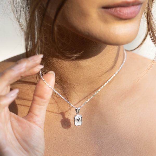 Nikita By Niki I AM REBORN - PHOENIX PENDANT NECKLACE - 18K SILVER PLATED