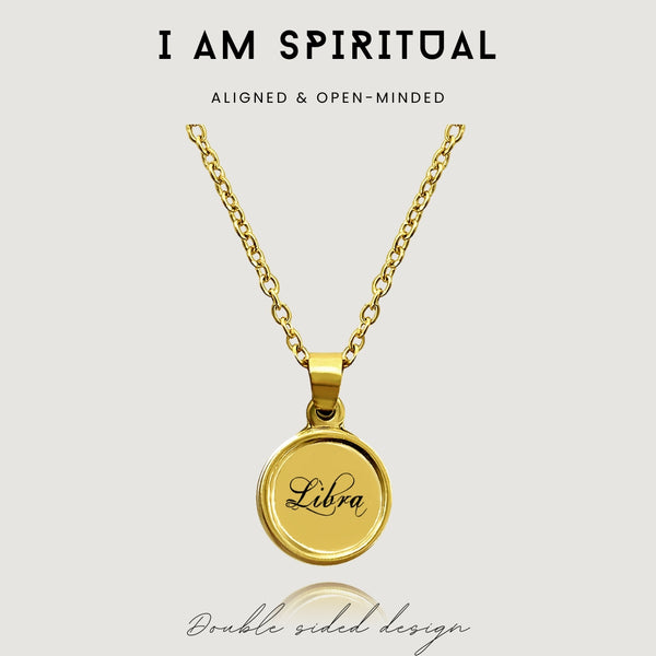 nikita by niki I AM SPIRITUAL - STAR SIGN PENDANT NECKLACE - 18K GOLD PLATED